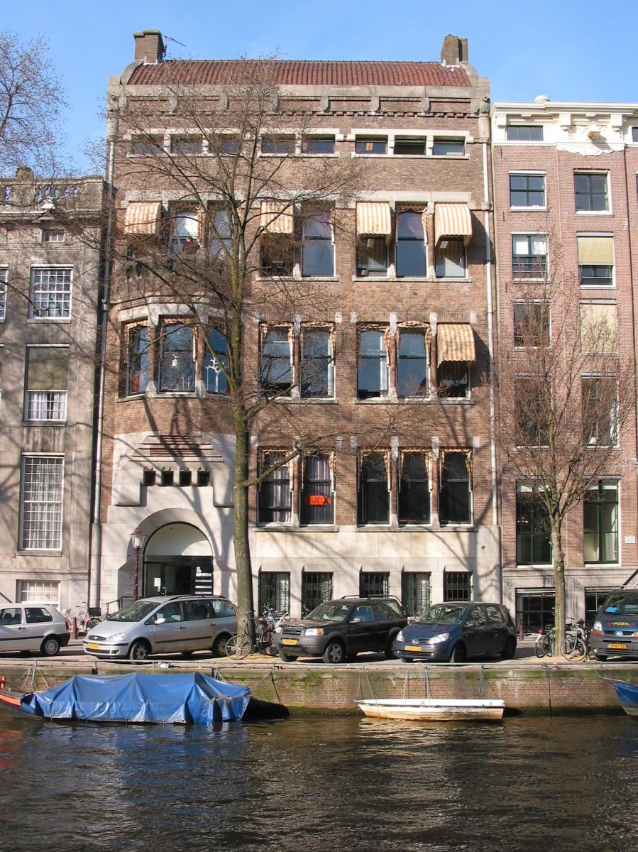 Herengracht 545-549, Amsterdam. Lokaal van A et A vanaf 1914. Ontwerp J.F. Staal.