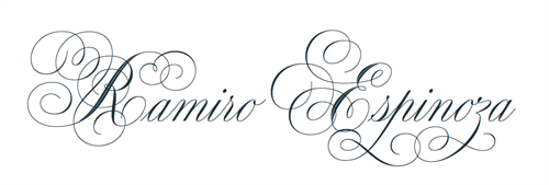 Ramiro Espinoza. Lettertype: Medusa (Re-Type)